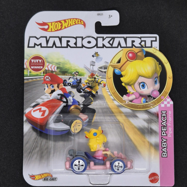 Hot Wheels Mario Kart - Baby Peach - Pipe Frame