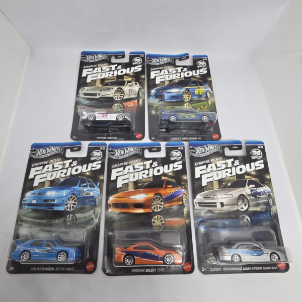 Hot Wheels Premium Fast & Furious  " Graphic Remix"  (SET)