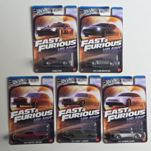 Hot Wheels Silver Series Fast & Furious Villains Hot Wheels Premium Fast & Furious " Villains" (SET)