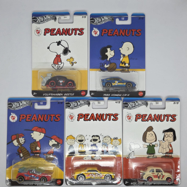 Hot Wheels Silver Series - Peanuts (SET)