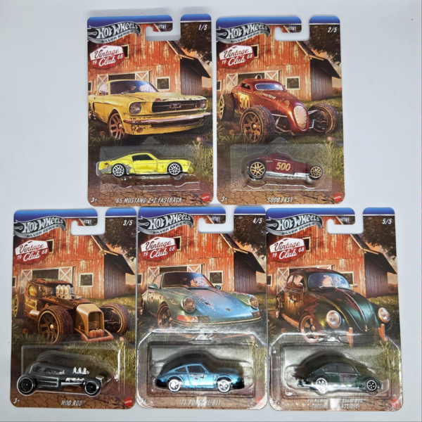 Hot Wheels Silver Series - Vintage Club 1968 (SET)