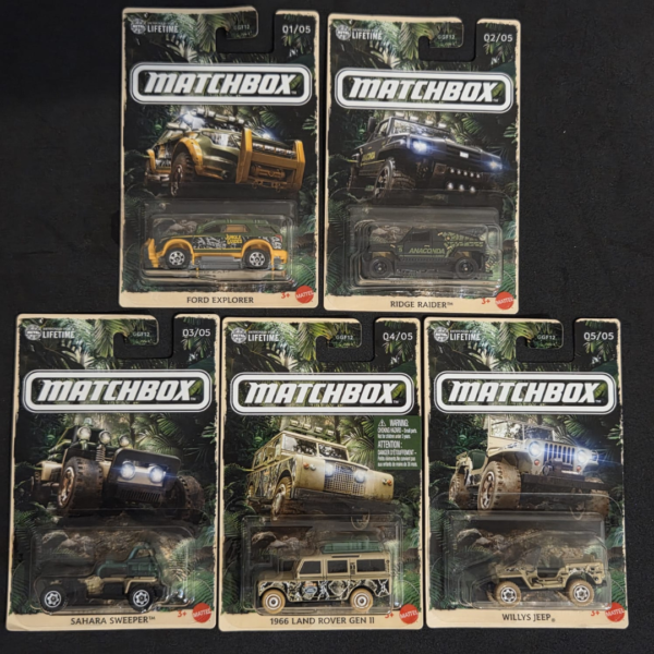 Matchbox GGF12  (Série Selva) (SET)
